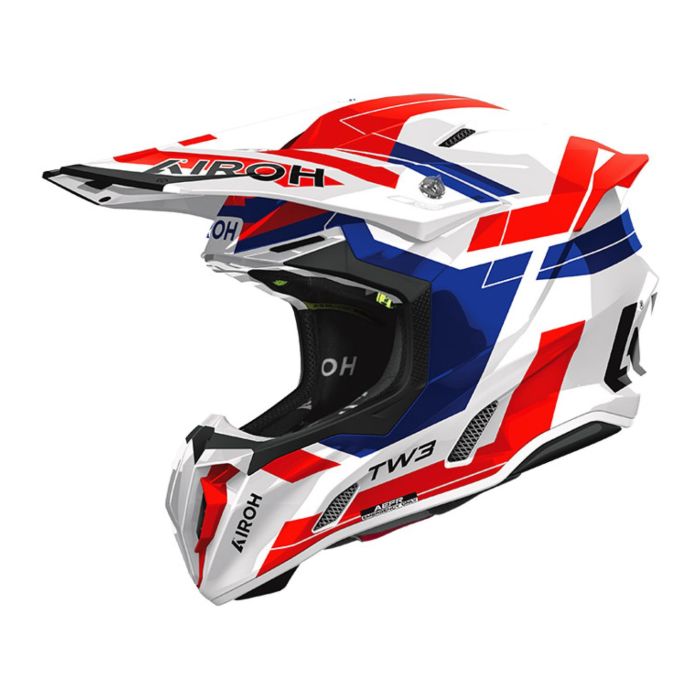Casco AirohTwist 3 Dynasty Red/blue Gloss