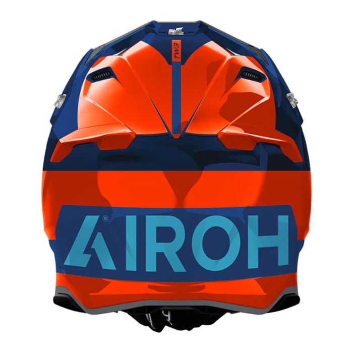 Casco AirohTwist 3 Fancy Orange/blue Gloss