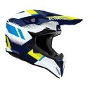 Casco AirohWraaap Vision Yellow/blue Gloss