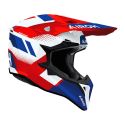 Casco AirohWraaap Vision Red/blue Gloss