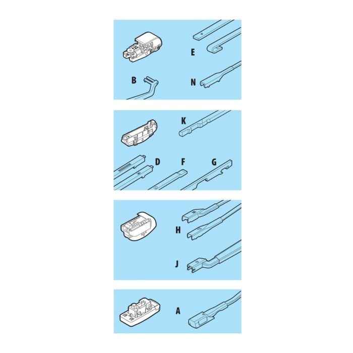 Spazzola Tergi Xenium 43cm 17