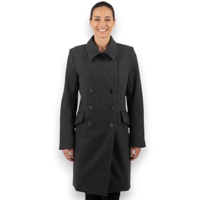 Elegante abrigo impermeable para mujer Tucanourbano Carmen Black