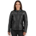 Giacca Pelle Donna Jofama Mod. Vis A Vis Nero