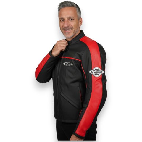 Leather Jacket Corner Xgen Red Fant