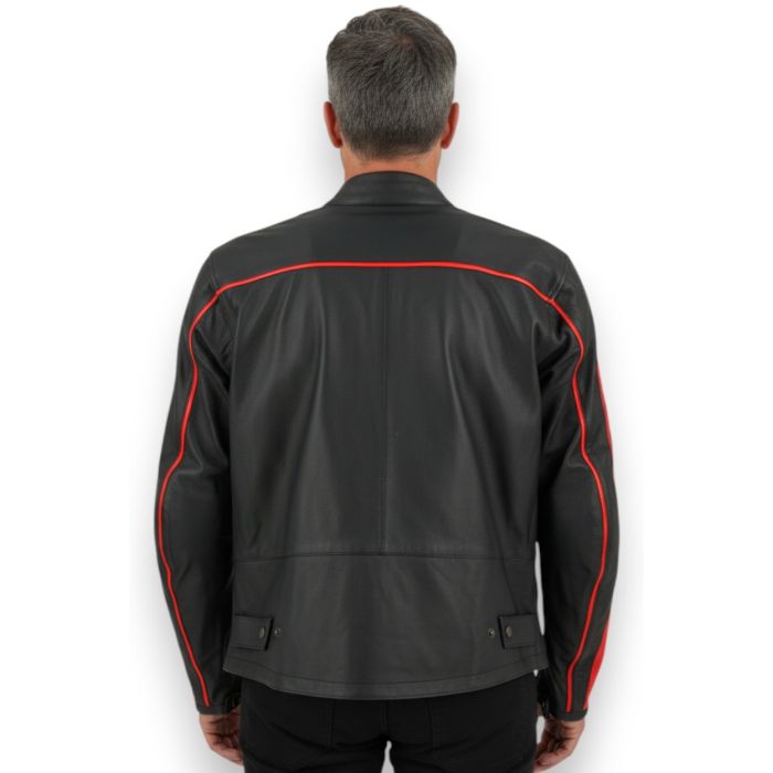 Veste en cuir Corner Xgen Red Fant
