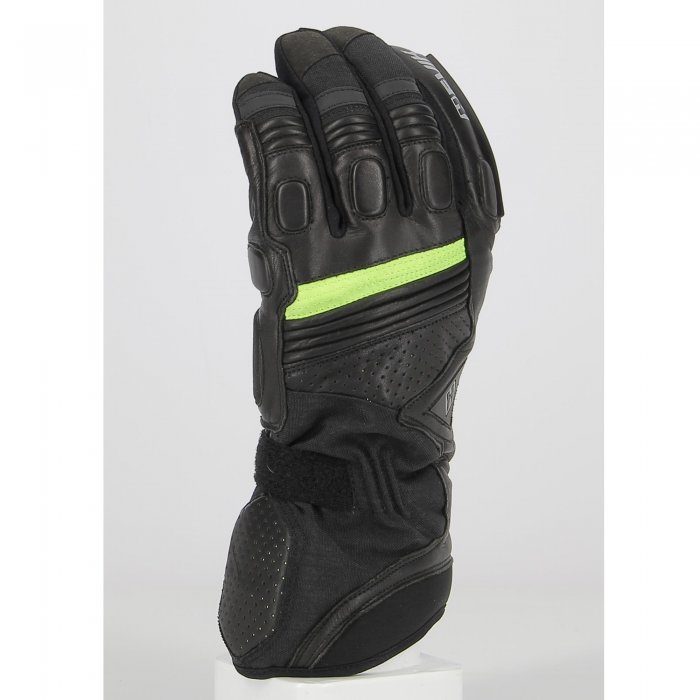 hehgw206.n-hd-0002.jpg| GUANTO INVERNALE PELLE E TESSUTO HEVIK STOCCOLMA NERO