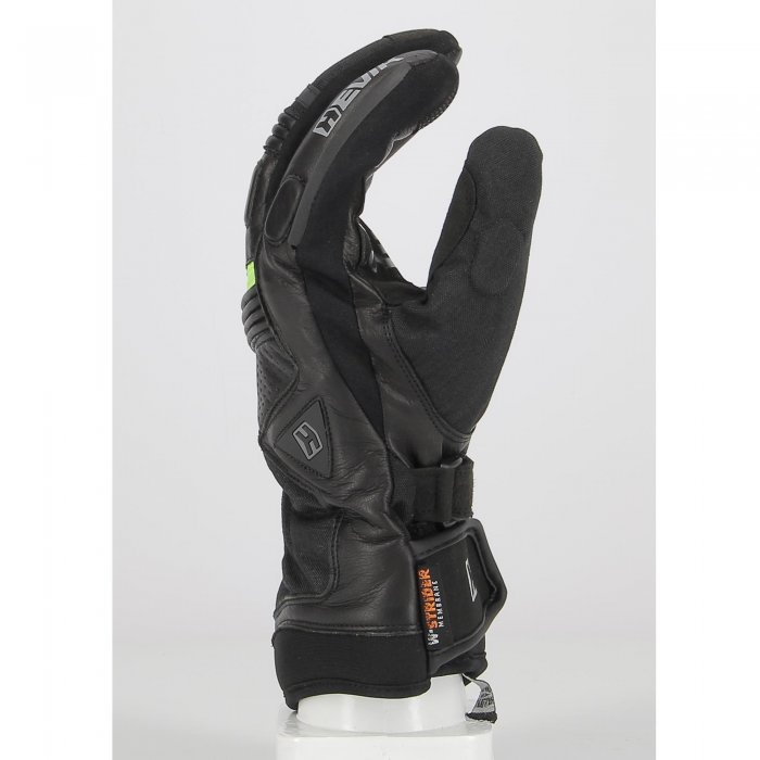 hehgw206.n-hd-0018.jpg| GUANTO INVERNALE PELLE E TESSUTO HEVIK STOCCOLMA NERO