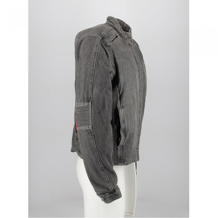 frred002d.n-hd-0005.jpg| GIUBBETTO JEANS DONNA RED ROUTE RED002 NERO