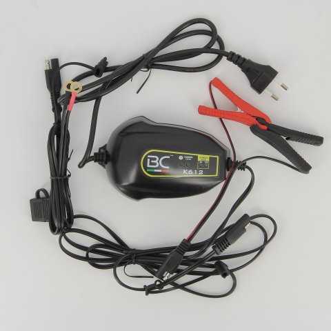 bc700bck612-0000.jpg| CARICA BATTERIE MANUTENTORE BATTERY CONTROLLER K612 6/12 V.  2 ATTACCHI