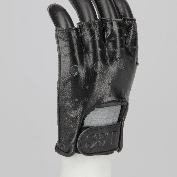 Lederhandschuh Halbfinger Ixs Easy Black