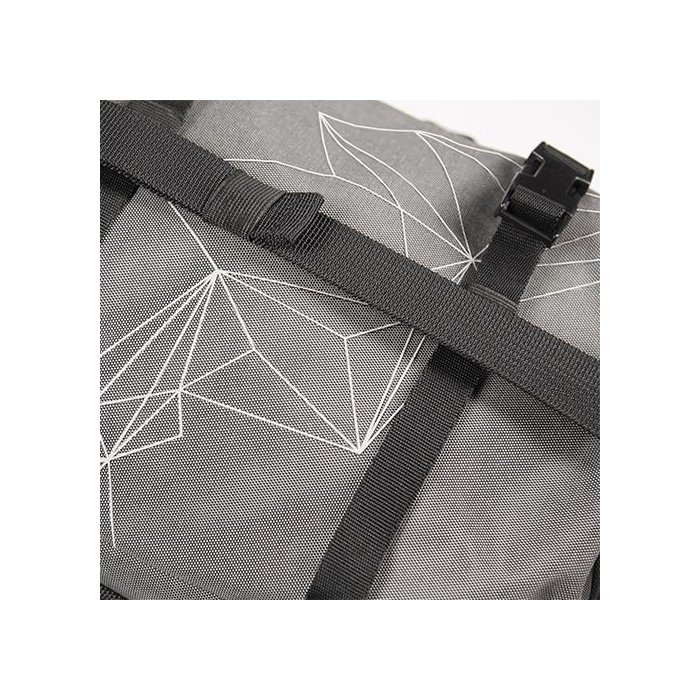 Tankbag Grigia Estensibile Ra315 Fissaggio Magneti E Cinghie