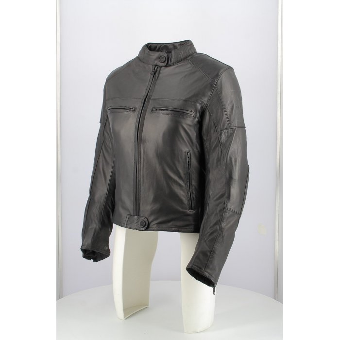 Giacca Donna Pelle Msk Bubu Lady Nero