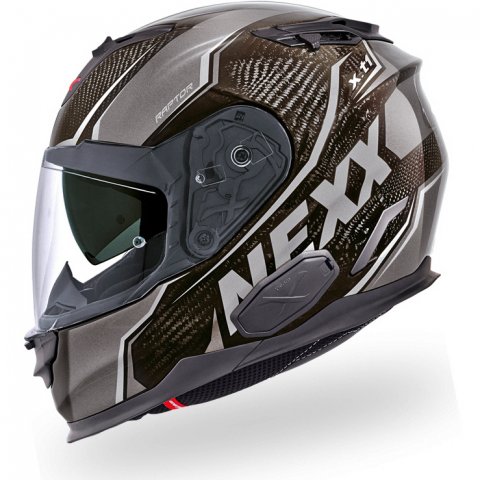Casco integral Carbon Nexx X.t1 Carbon Raptor Gris