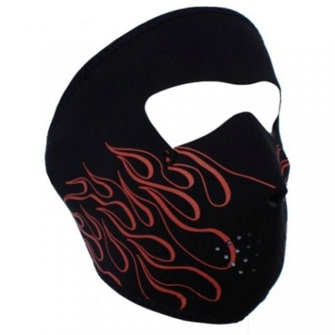 Maschera In Neoprene Zan Headgear Orange Flame