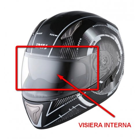 Visierino Interno Fum㨠Per Casco Ixs Hx 1000