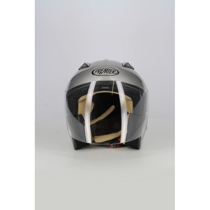Casco Premier Jt3 Jet In Fibra Monocolore Grigio