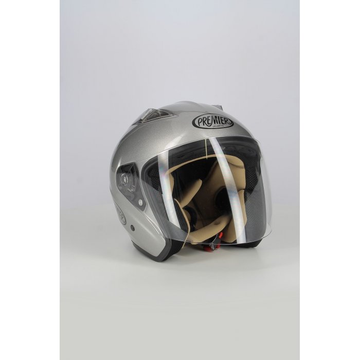 Casco Premier Jt3 Jet In Fibra Monocolore Grigio