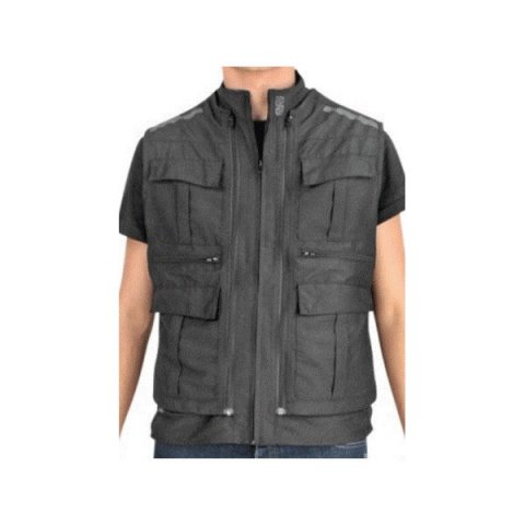 Gilet Multitasche Oj Transformer Nero
