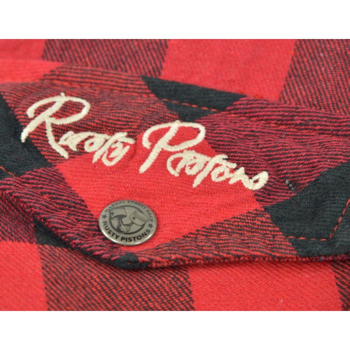 Camicia Tecnica Con Kevlar Rusty Pistons Bixby Rosso Fant