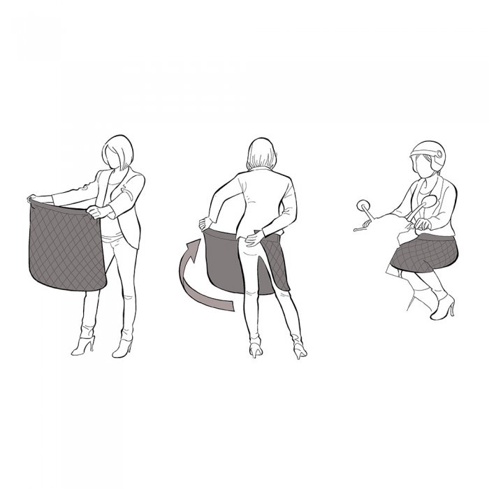 Gonna Termica Tucanourbano Cool Hot Nero