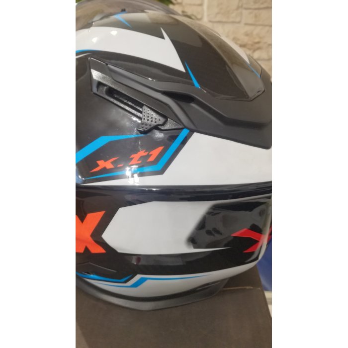Casco Integrale Nexx X.t1 Carbonio Raptor White Orange
