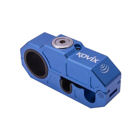 Brake lever lock alarmed Kovix khl blue