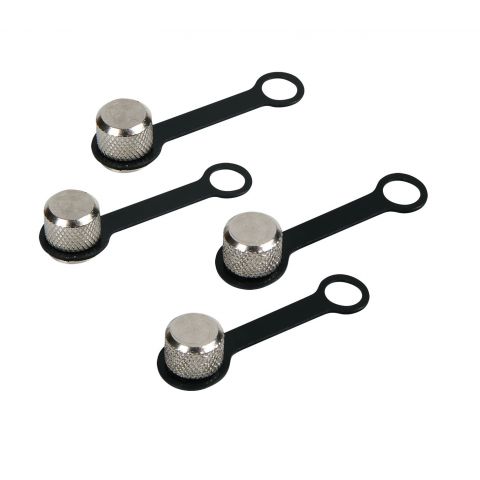 Kit 4 Coprivalvola Alluminio Con Collare Safety Lampa 02507