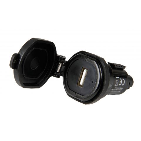 Din-tech 1 Presa Din Usb 2400ma Ric.veloce 12/32v Lampa 38880