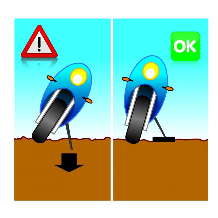 Sotto Cavalletto Moto Lampa 90033