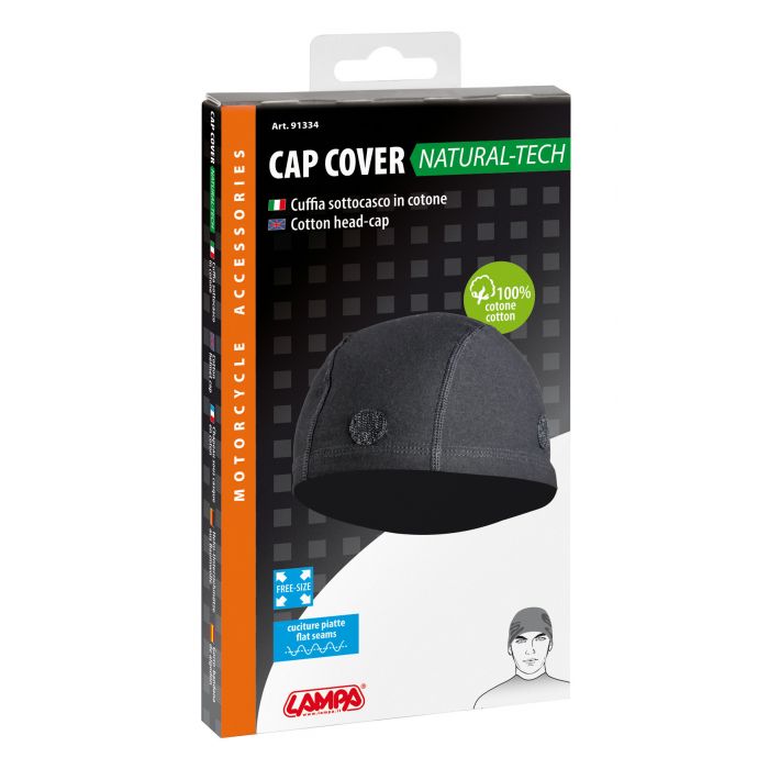 Cuffia Sottocasco Cotone Nera Lampa 91334