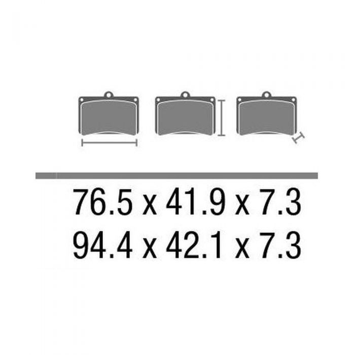 Set Pasticche Brembo 07012xs Sint. Scooter E Maxi Scooter Nd