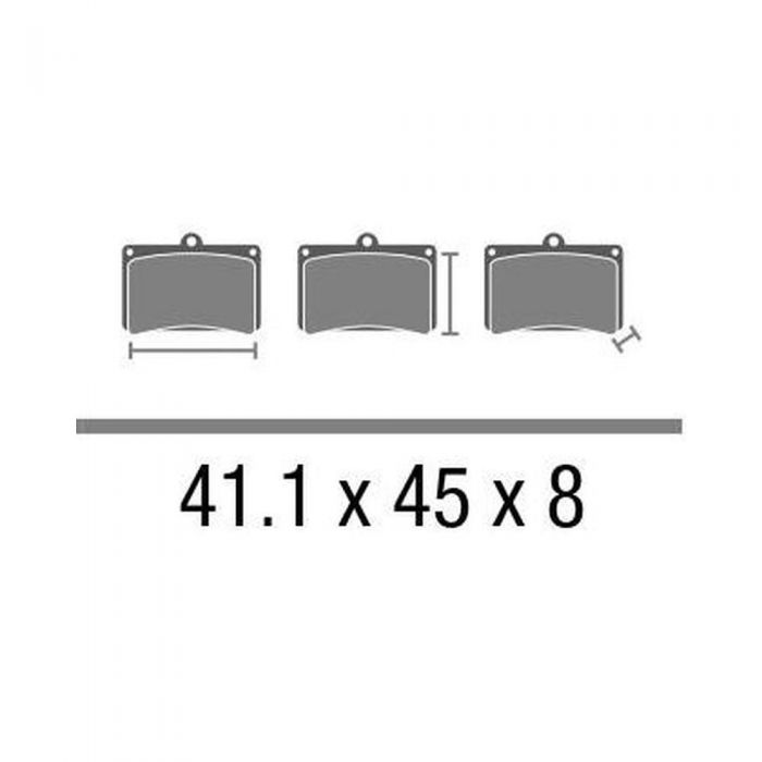 Set Pasticche Brembo 07024 Scooter Cc Nd