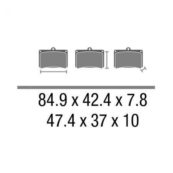 Set Pasticche Brembo 07026 Scooter Cc