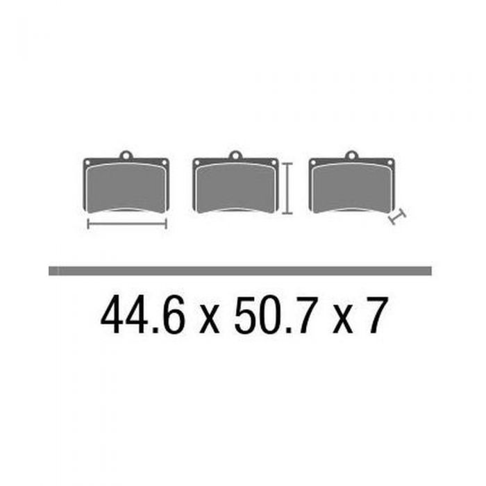 Set Pasticche Brembo 07050 Scooter Cc Nd