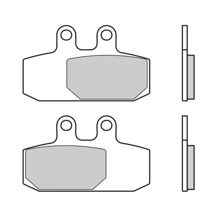 Set Pasticche Brembo 07057xs Sint. Scooter E Maxi Scooter Nd