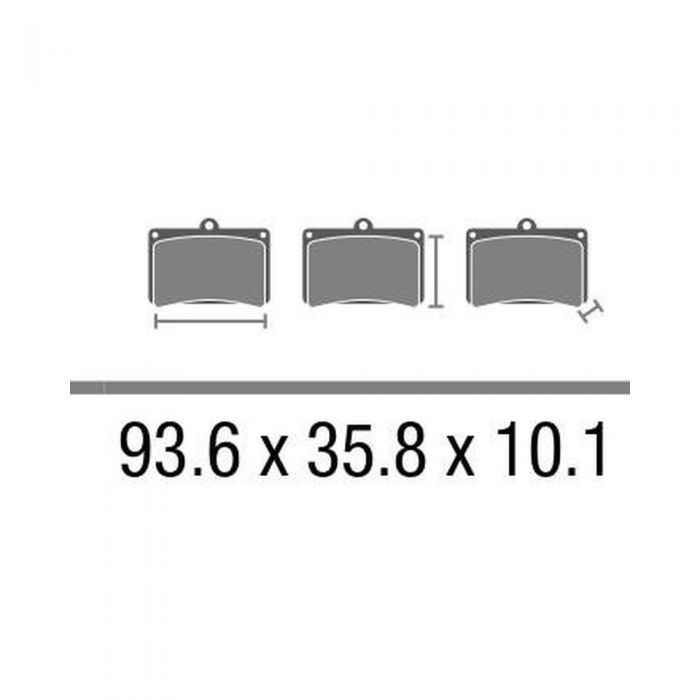 Set Pasticche Brembo 07069 Scooter Cc Nd