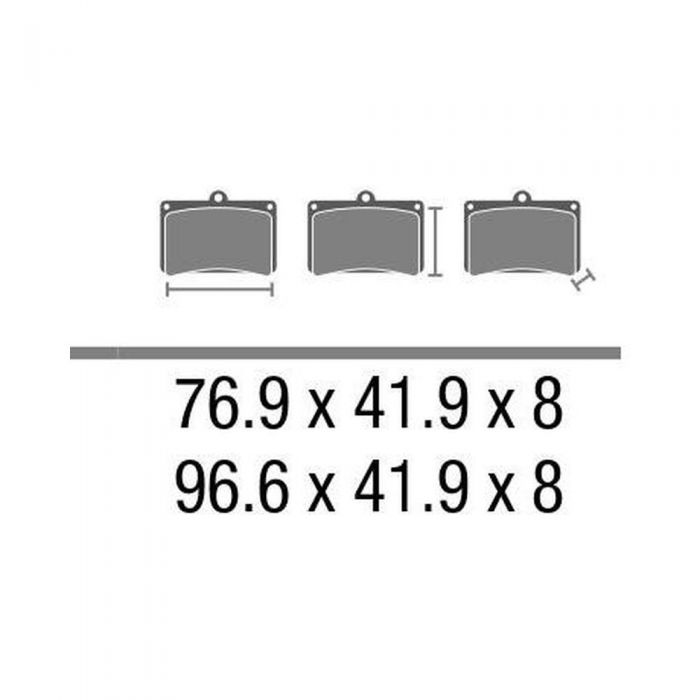 Set Pasticche Brembo 07071xs Sint. Scooter E Maxi Scooter