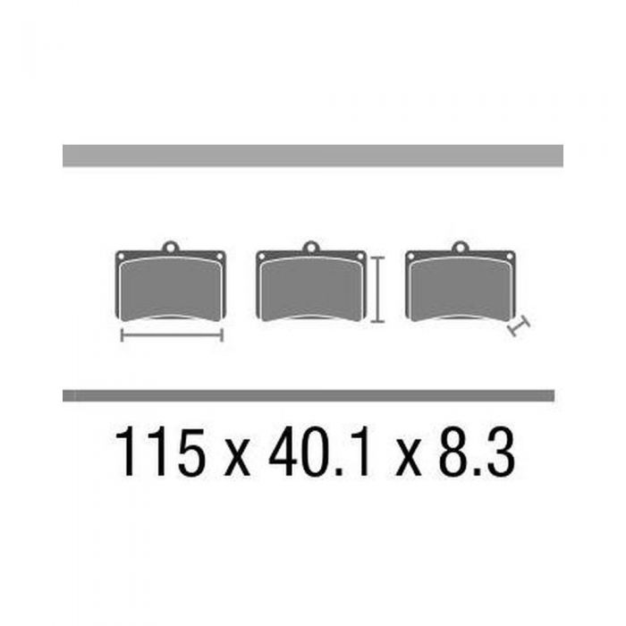 Set Pasticche Brembo 07072xs Sint. Scooter E Maxi Scooter