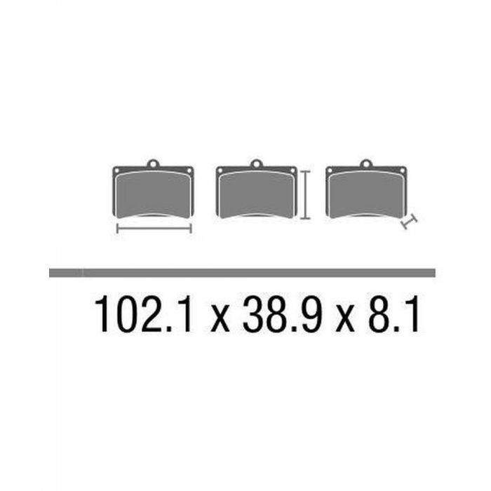 Set Pasticche Brembo 07074 Scooter Cc