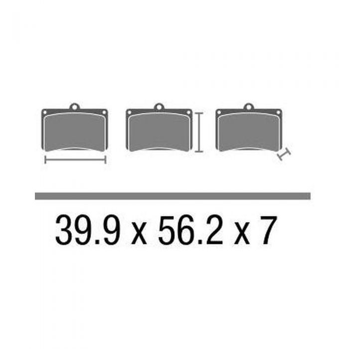 Set Pastiglie Brembo Organica Scooter 07088cc