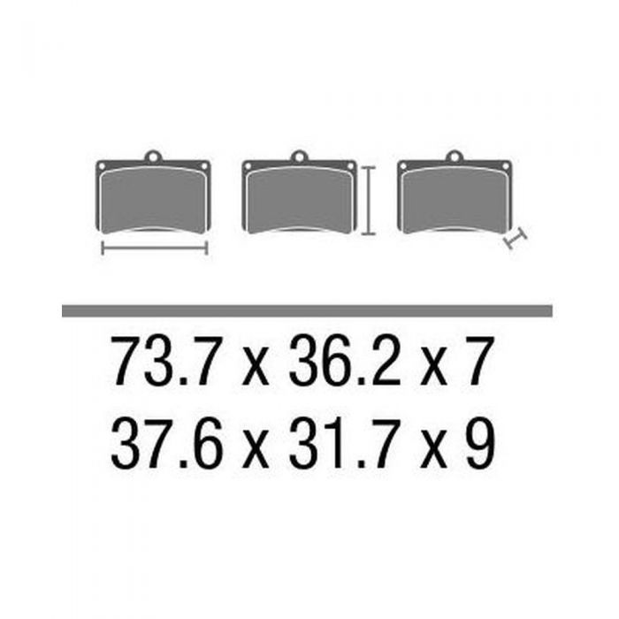 Set Pastiglie Brembo Organica Scooter 07099cc