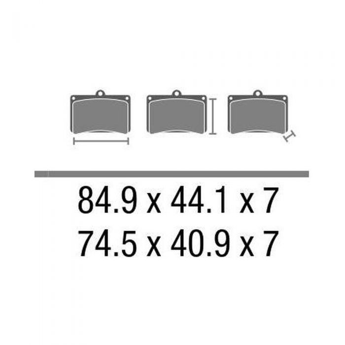 Set Pastiglie Brembo Organica Scooter 07102cc