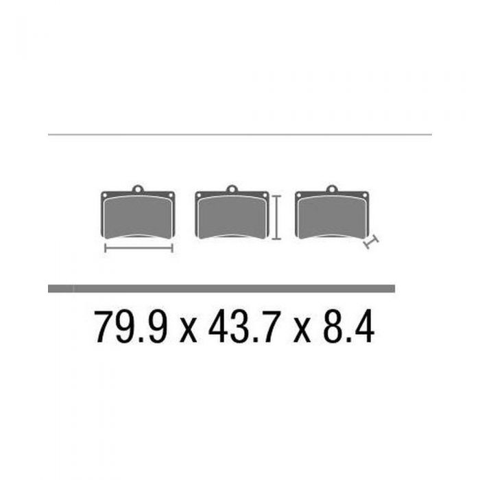 Set Pastiglie Brembo Sint. Scooter 07109xs