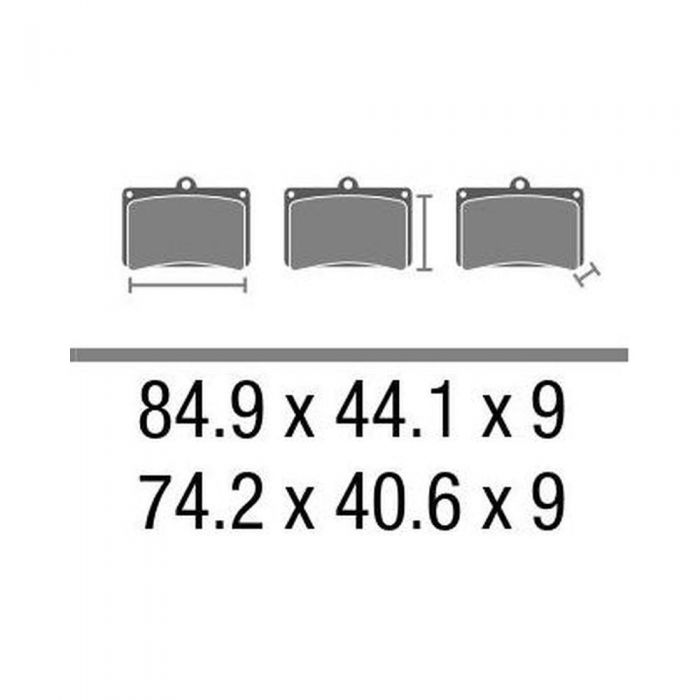 Set Pastiglie Brembo Organica Scooter 07111cc