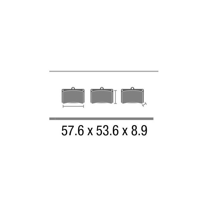 Set Pasticche Brembo 07bb2107 Cc Carbon Ceramica Nd