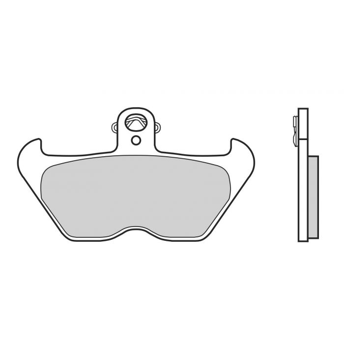 Set Pasticche Brembo 07bb2407 Cc Carbon Ceramica