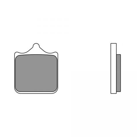 Set Pasticche Brembo 07bb33sc Sint. Racing Nd