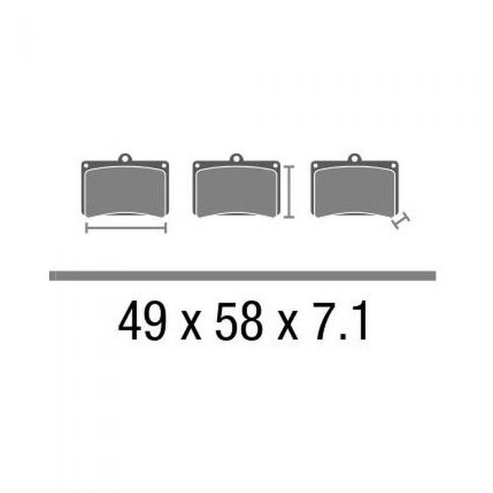 Set Pasticche Brembo 07gr0204 Cc Carbon Ceramica Nd