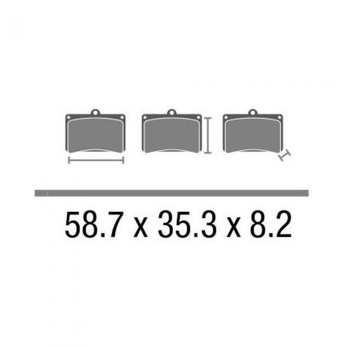 Set Pasticche Brembo 07gr08sd Sint. Off-road Nd