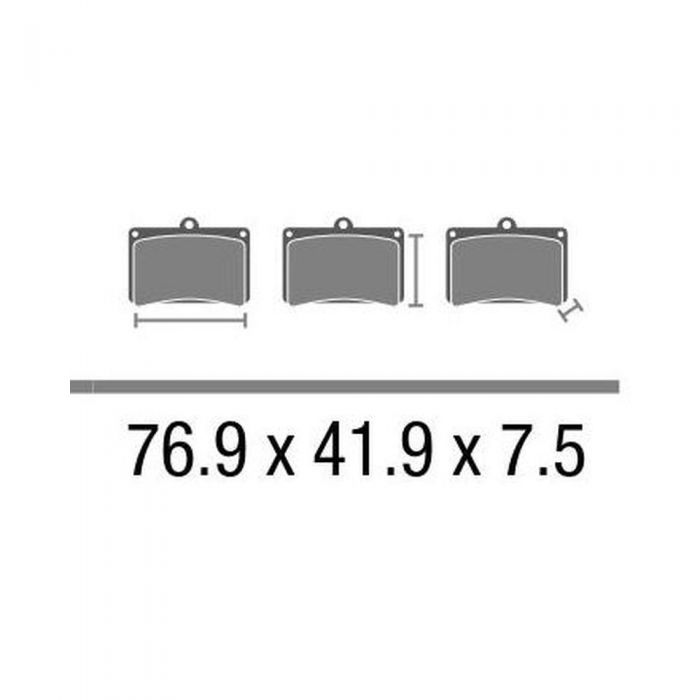 Set Pasticche Brembo 07gr12sa Sint. Road Ant. Nd